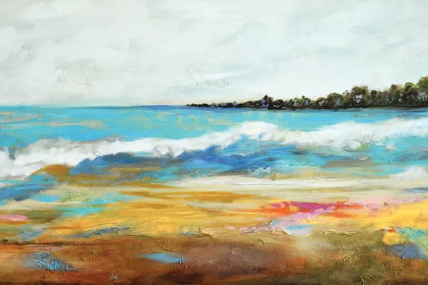 Karen Fields: Beach Surf II by Karen Fields