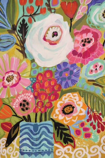 Wall Art: Fresh Flowers In Vase II by Karen Fields