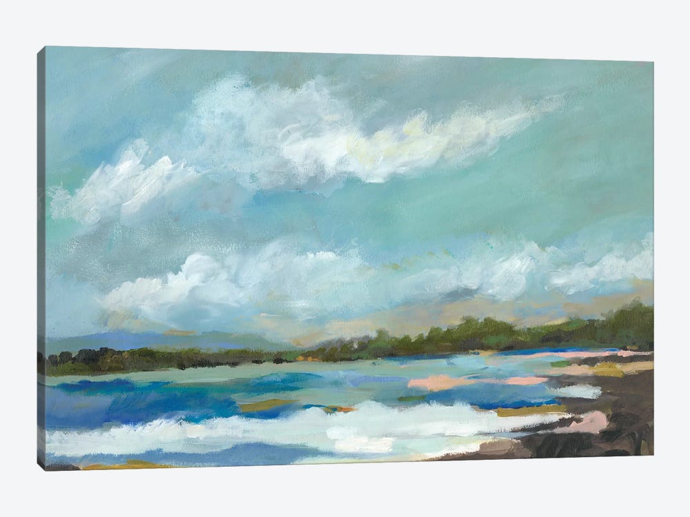 Seaside View IV by Karen Fields 1-piece Canvas Art Print