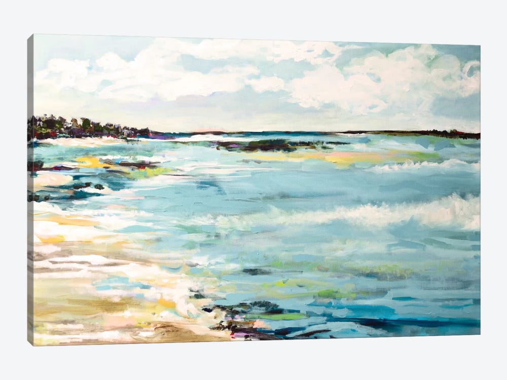 Beach Surf III by Karen Fields 1-piece Canvas Artwork