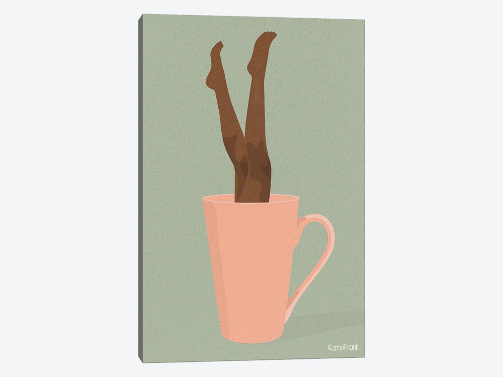 Cuppa Self-Care by Kamo Frank 1-piece Art Print