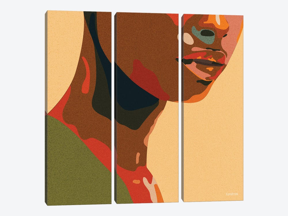 In Living Colour by Kamo Frank 3-piece Canvas Artwork