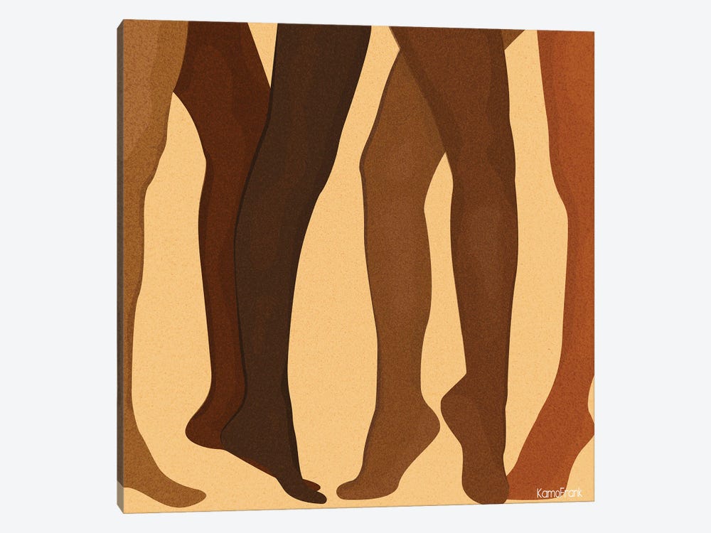 Legs For Days by Kamo Frank 1-piece Canvas Art Print