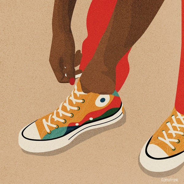 Sneakers: Made For Walkin' by Kamo Frank
