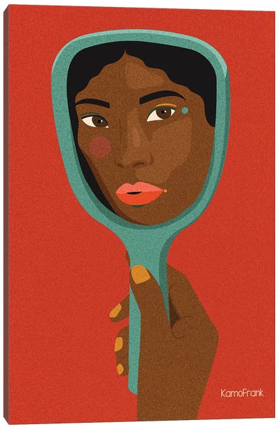 Mirror Mirror Canvas Art Print - Kamo Frank