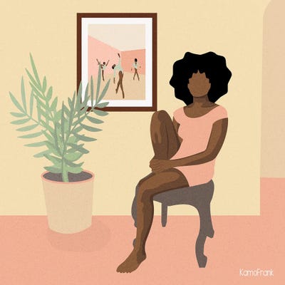 Plant Momma by Kamo Frank art print