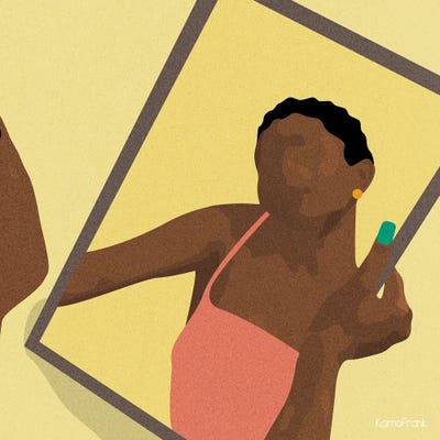 Reflection by Kamo Frank art print