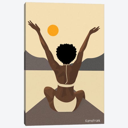 Sailing Into Sunset Canvas Print #KFR20} by Kamo Frank Canvas Art