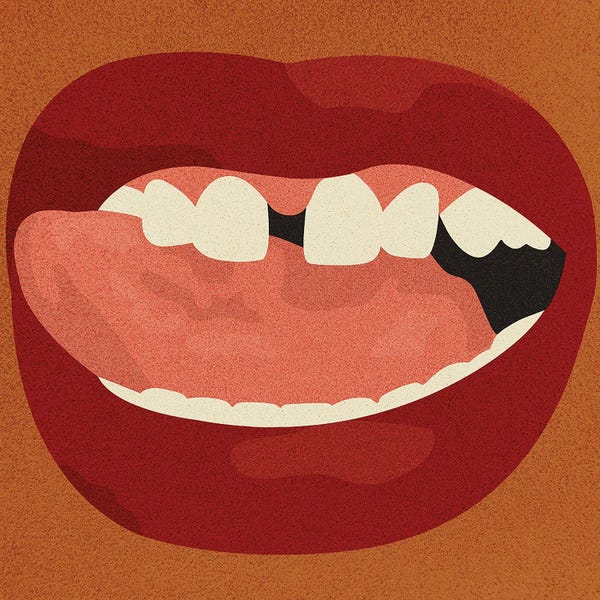 Lips: Gap Tooth Babe by Kamo Frank