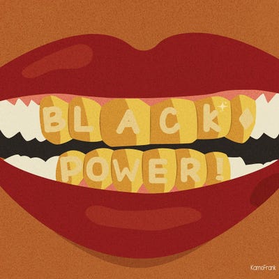 Black Power by Kamo Frank art print