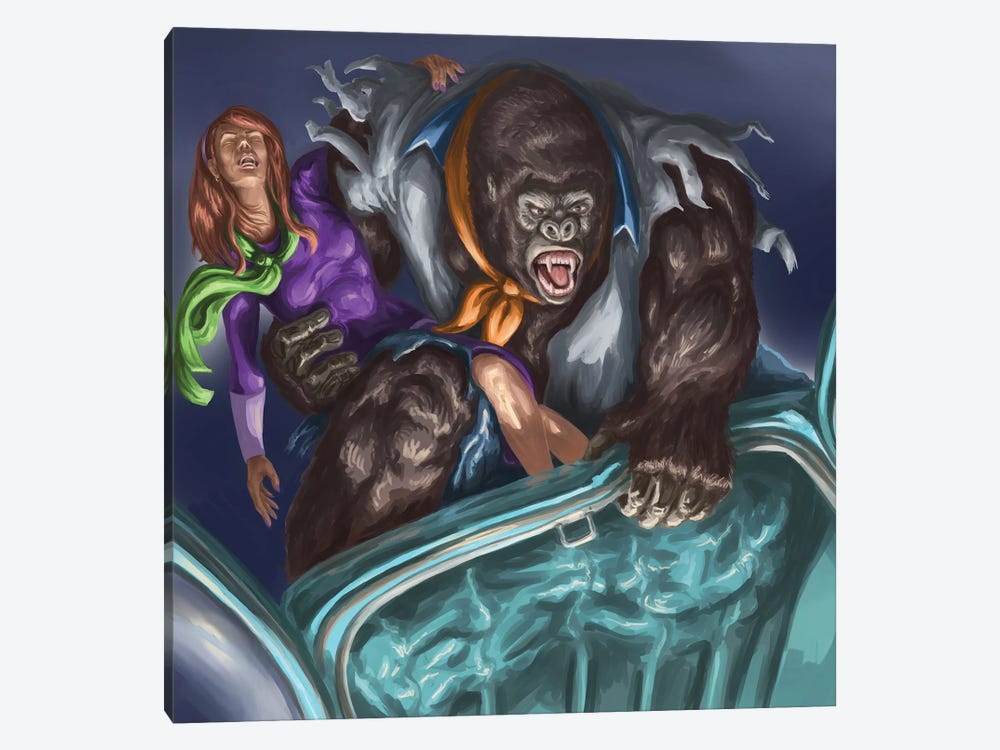 Ape Man From Scooby Doo by Kyle La Fever 1-piece Canvas Artwork