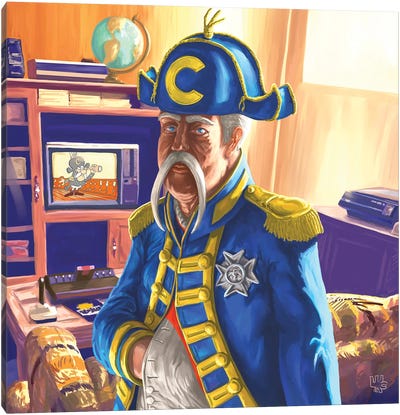 Captain Crunch Canvas Art Print - Kyle La Fever