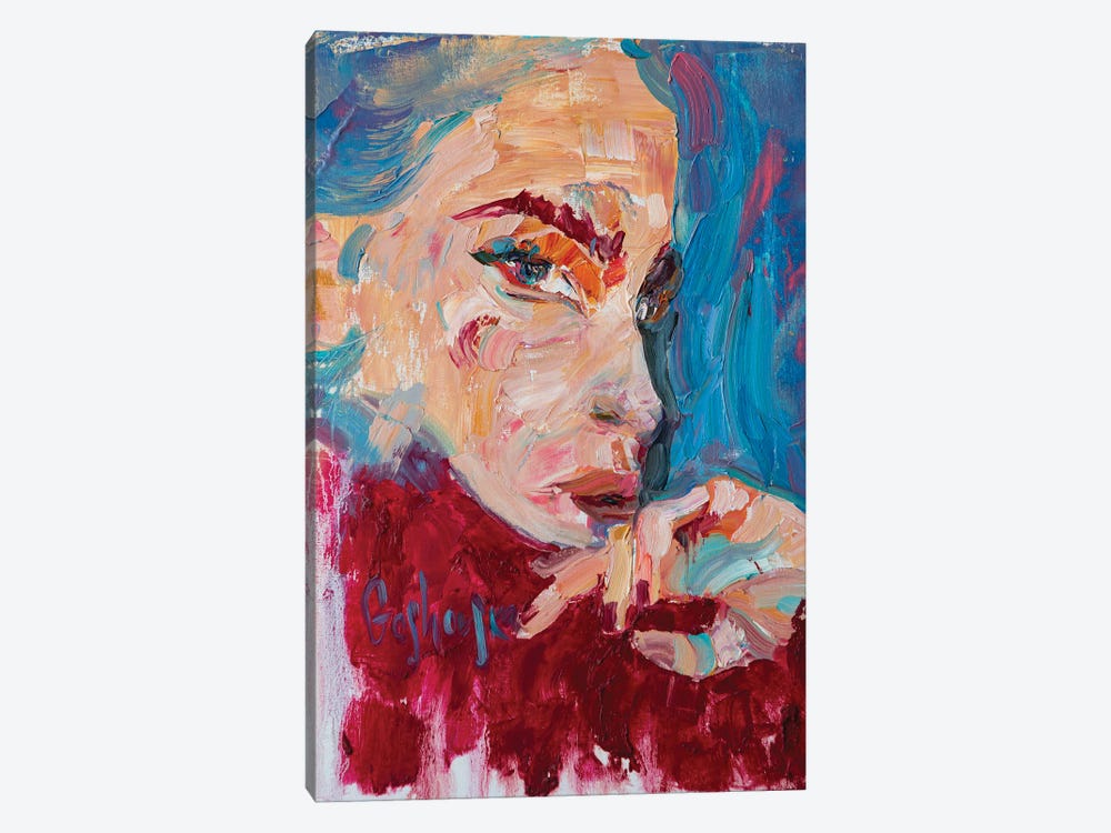 Portrait Of A Girl by Kristi Goshovska 1-piece Canvas Print