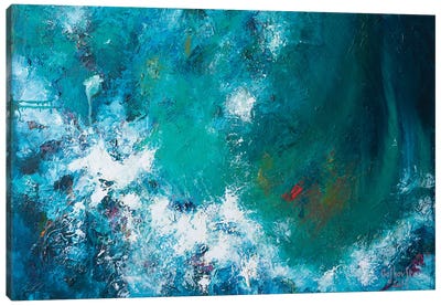 Tide II Canvas Art Print - Ocean Blues
