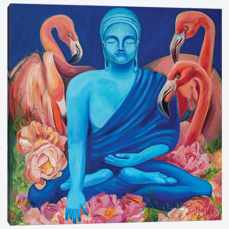 9 Dream Of Buddha I Canvas Print #KGH1} by Kristi Goshovska Canvas Art Print