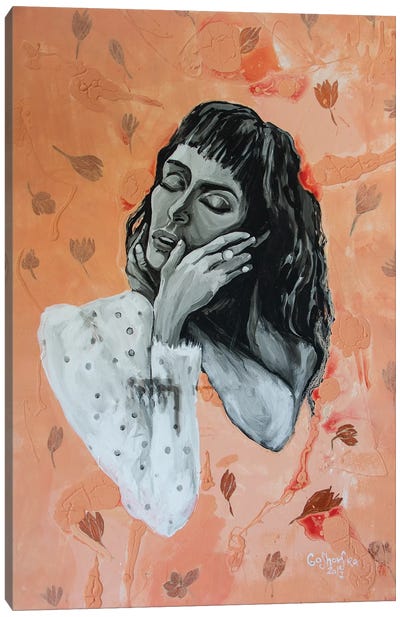 Saffron Canvas Art Print - Kristi Goshovska