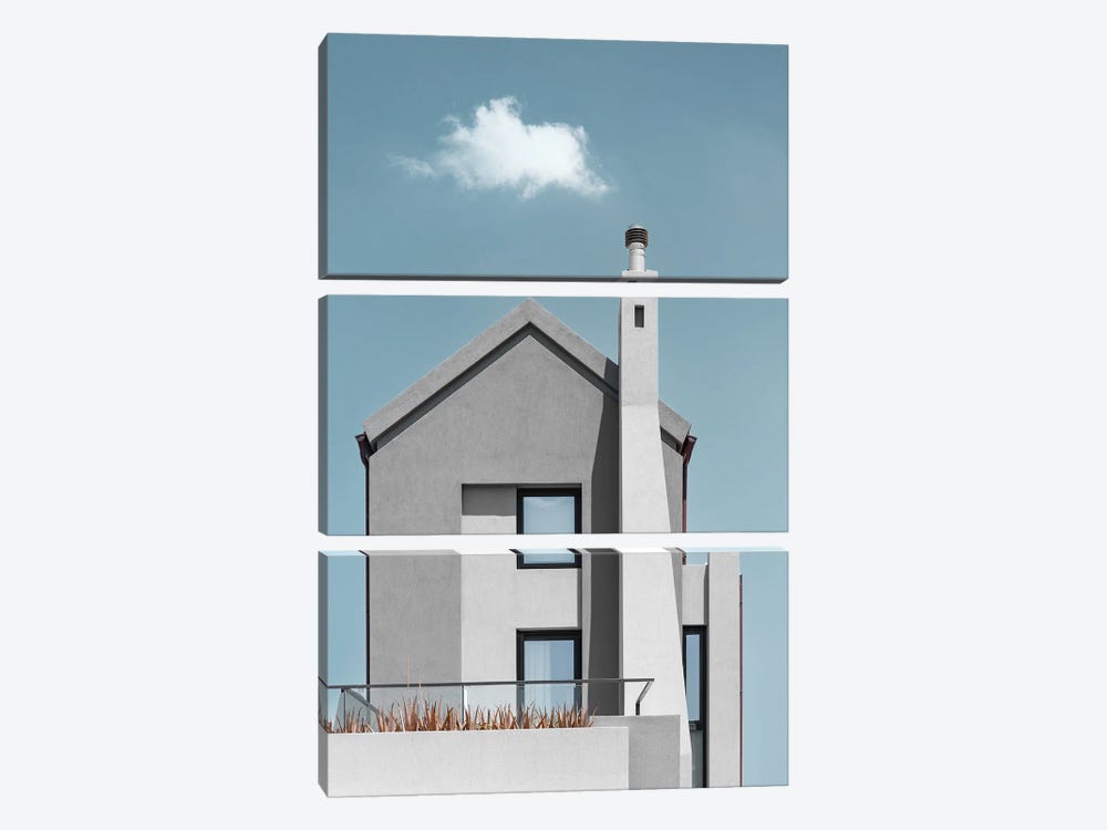 Cloud House by Fxzebra 3-piece Art Print