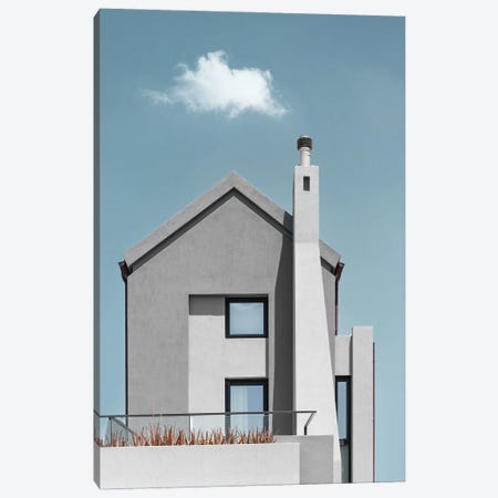 Cloud House Canvas Print #KGK19} by Fxzebra Canvas Print