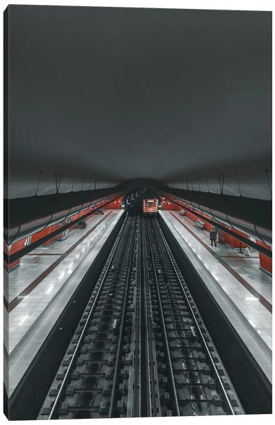 Metro Station Canvas Art Print - Liminal Spaces