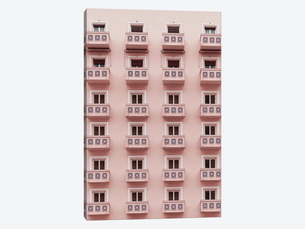 Pink Balkonies II by Fxzebra 1-piece Canvas Print