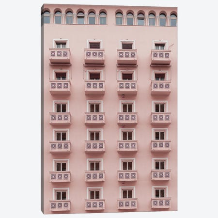Pink Balkonies Canvas Print #KGK65} by Fxzebra Canvas Print