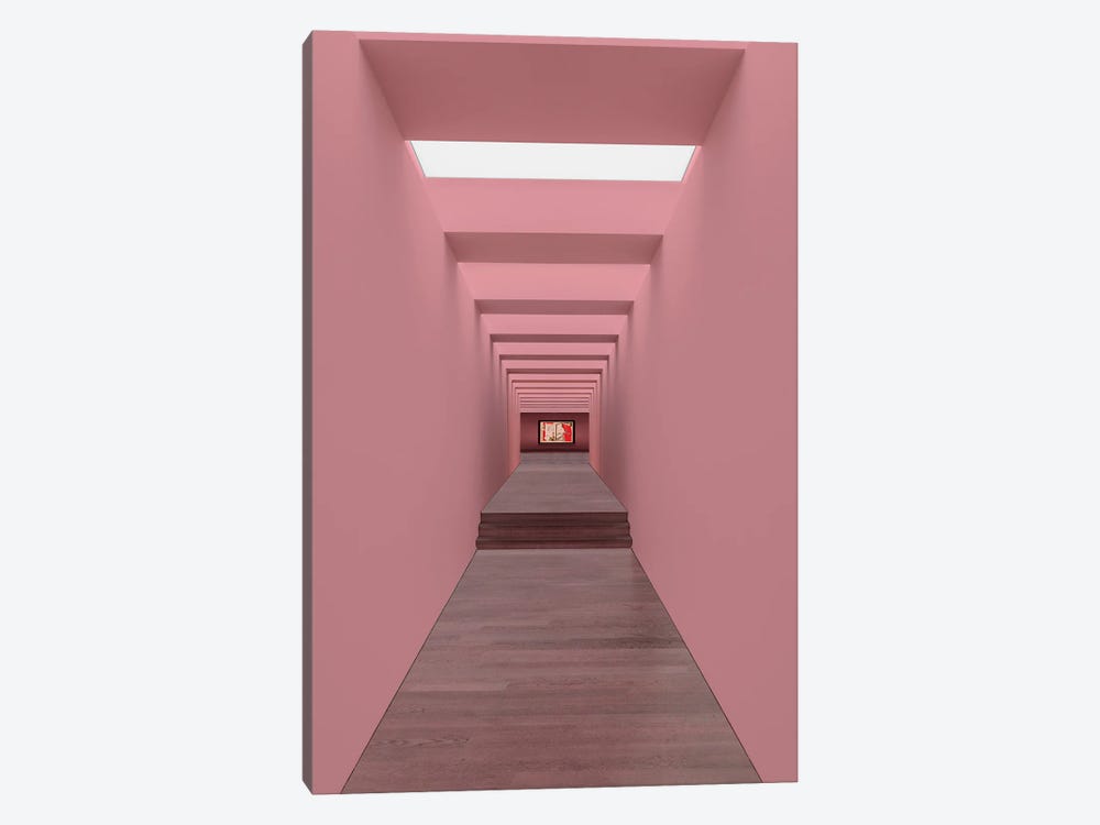 Pink Is Deep by Fxzebra 1-piece Canvas Art Print