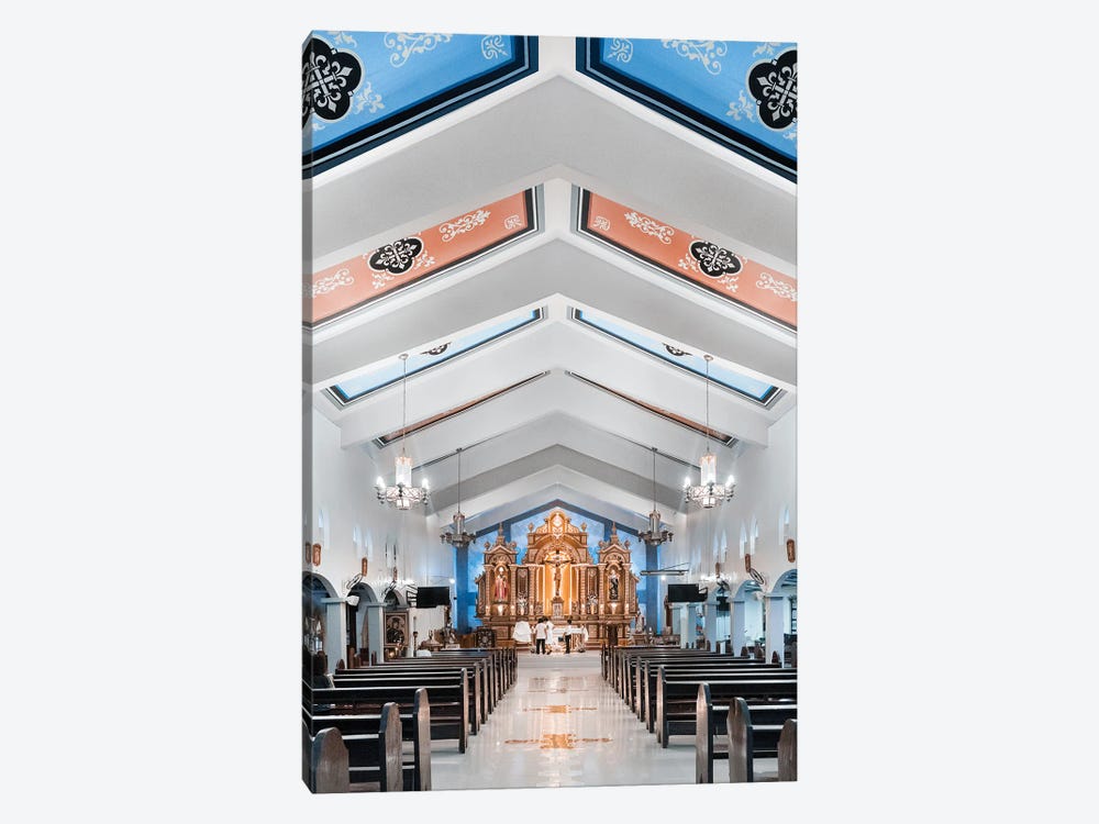 San Augustin Parish Church Philippines by Fxzebra 1-piece Canvas Print
