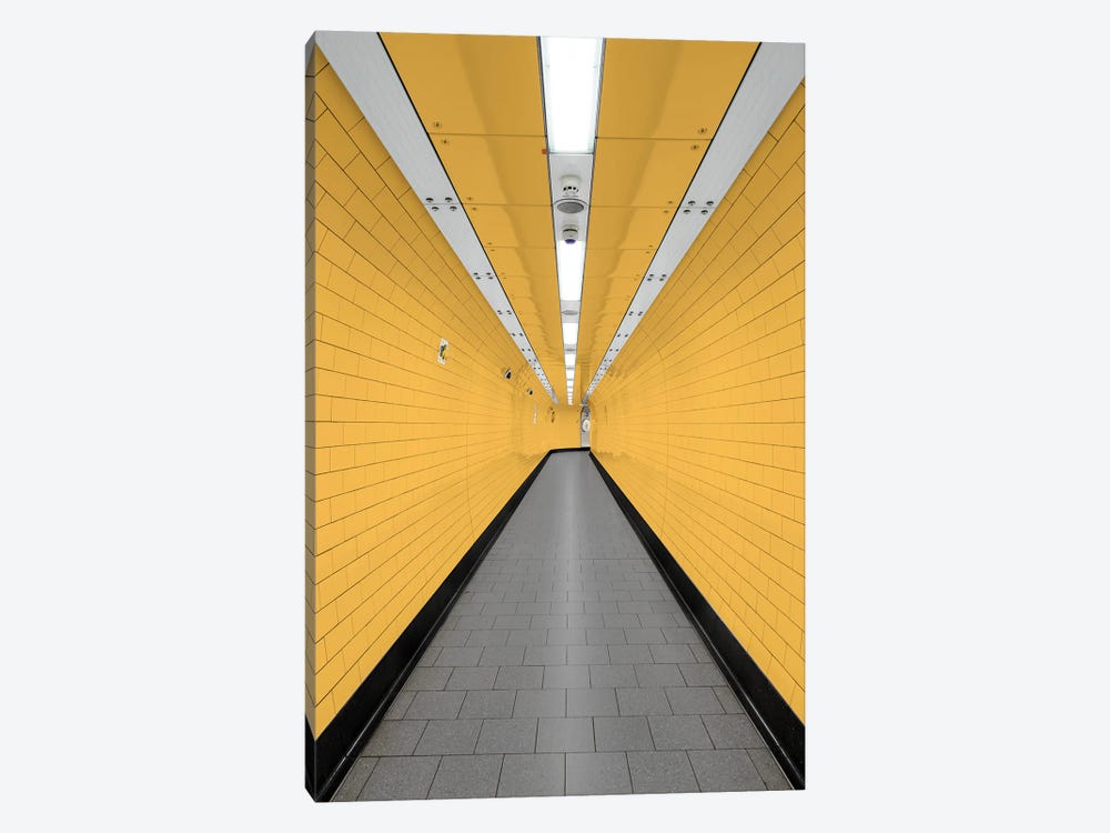 Yellow In The Tube by Fxzebra 1-piece Canvas Print