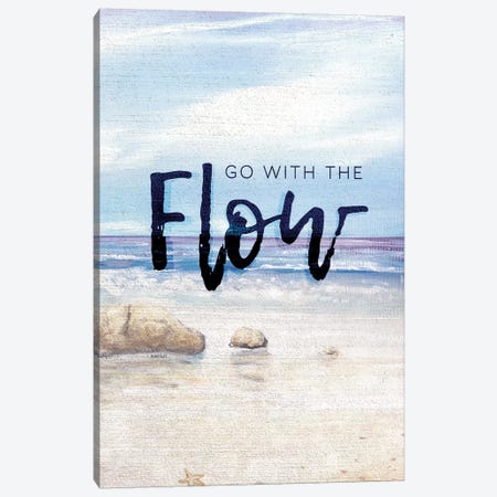 Go With The Flow Canvas Print #KGS15} by Kingsley Canvas Artwork