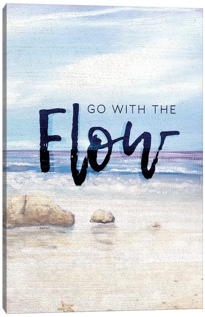 Go With The Flow Canvas Art Print