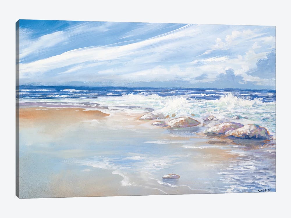Beach by Kingsley 1-piece Canvas Print