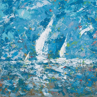 Sailing II by Kingsley art print