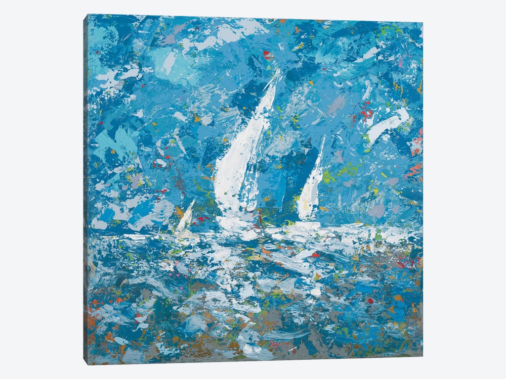 Sailing II by Kingsley 1-piece Canvas Artwork
