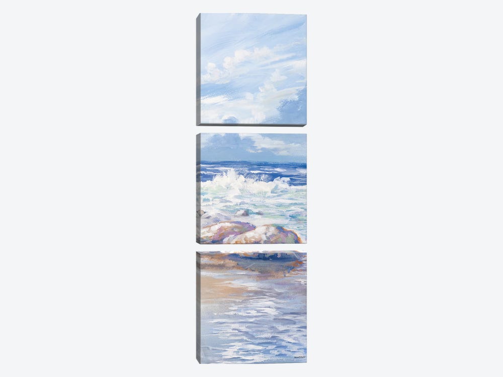 Beach Panel II by Kingsley 3-piece Canvas Print