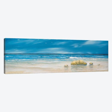 By The Shore Canvas Print #KGS9} by Kingsley Canvas Print
