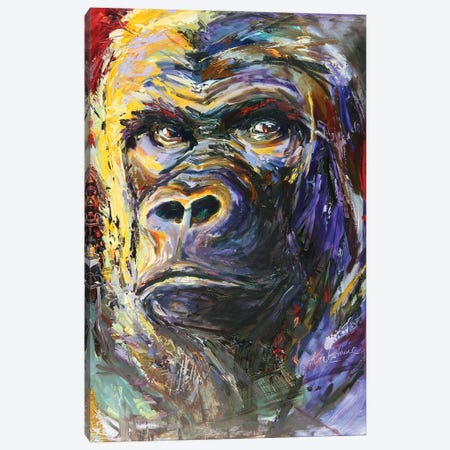 Gorilla Canvas Print #KGU22} by Kim Guthrie Canvas Art