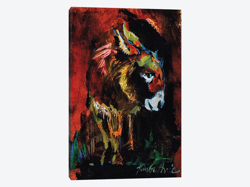 Donkey Boy From The Farm by Kim Guthrie 1-piece Canvas Artwork