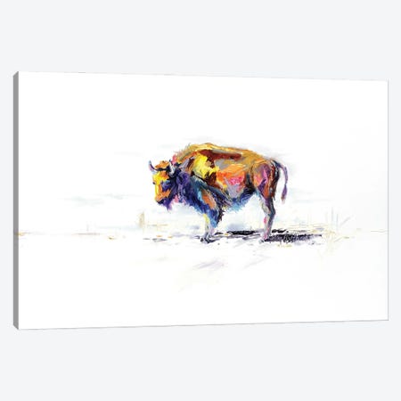 Buffalo Animal Canvas Print #KGU36} by Kim Guthrie Canvas Wall Art