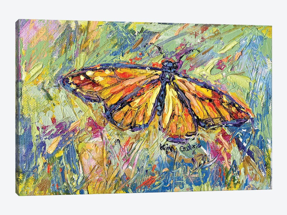 Monarch Butterfly by Kim Guthrie 1-piece Canvas Print