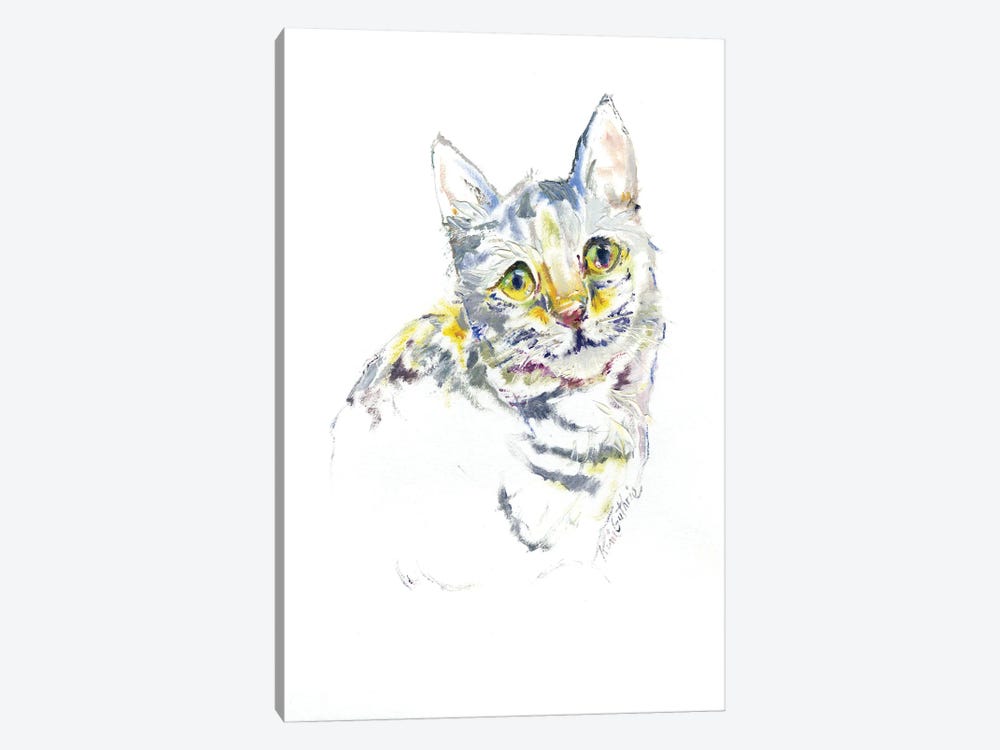 Kitty Cat Portrait by Kim Guthrie 1-piece Art Print