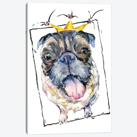 French Bulldog Pug Canvas Print #KGU51} by Kim Guthrie Canvas Print