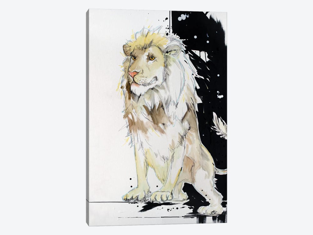 King Of This Shindig Lion by Kim Guthrie 1-piece Canvas Art