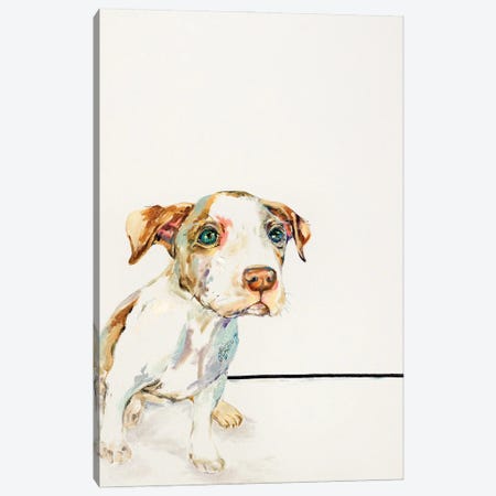 Petey Rescue Dog Canvas Print #KGU9} by Kim Guthrie Canvas Art Print