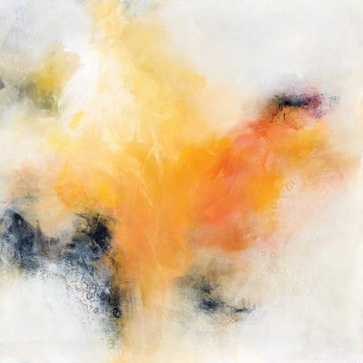 Yellow On Yellow by Karen Hale framed canvas print