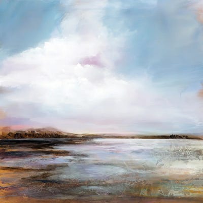 Contented by Karen Hale framed canvas print