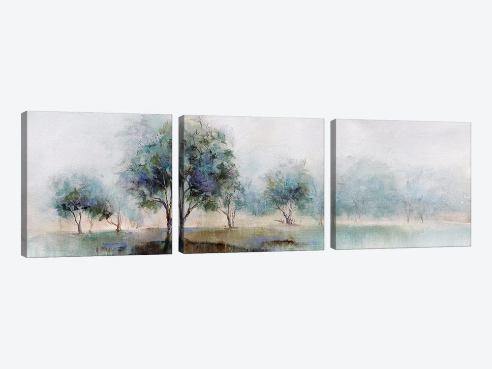Early Morning In The Orchard by Karen Hale 3-piece Canvas Art Print