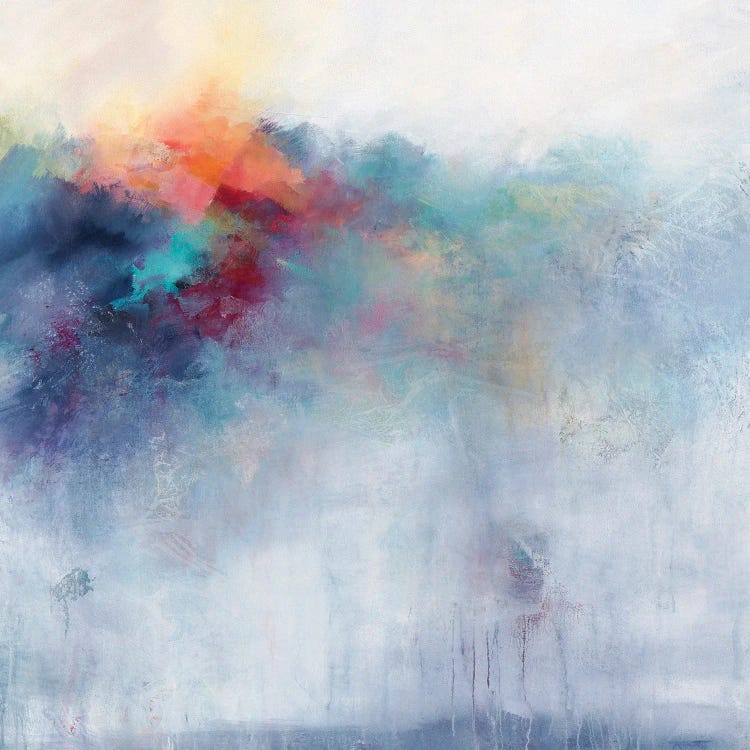 Colorful Cascade by Karen Hale wall art