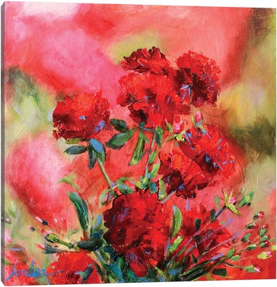 Red Roses Canvas Art Print - Khanlar Asadullayev