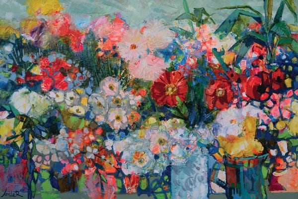 Fine Art Print: Harmony Of Flowers by Khanlar Asadullayev