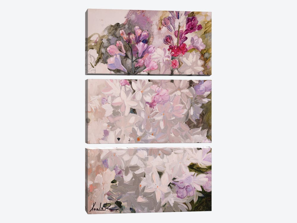 Lilac by Khanlar Asadullayev 3-piece Canvas Wall Art
